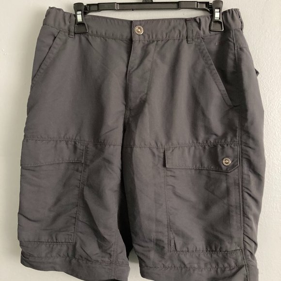 MEC Mens Cargo Shorts Grey Charcoal Size 32 Nylon - Picture 1 of 7